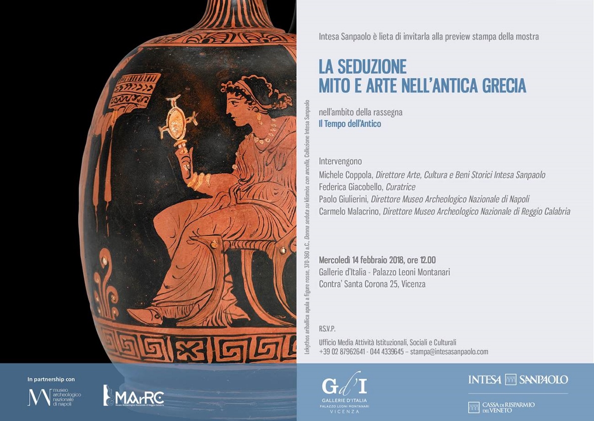 La seduzione. Mito e arte nell’antica Grecia